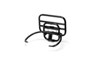 Afbeelding van een GTS REAR LUGGAGE CARRIER vehicle bicycle racks, uitgevoerd in black.