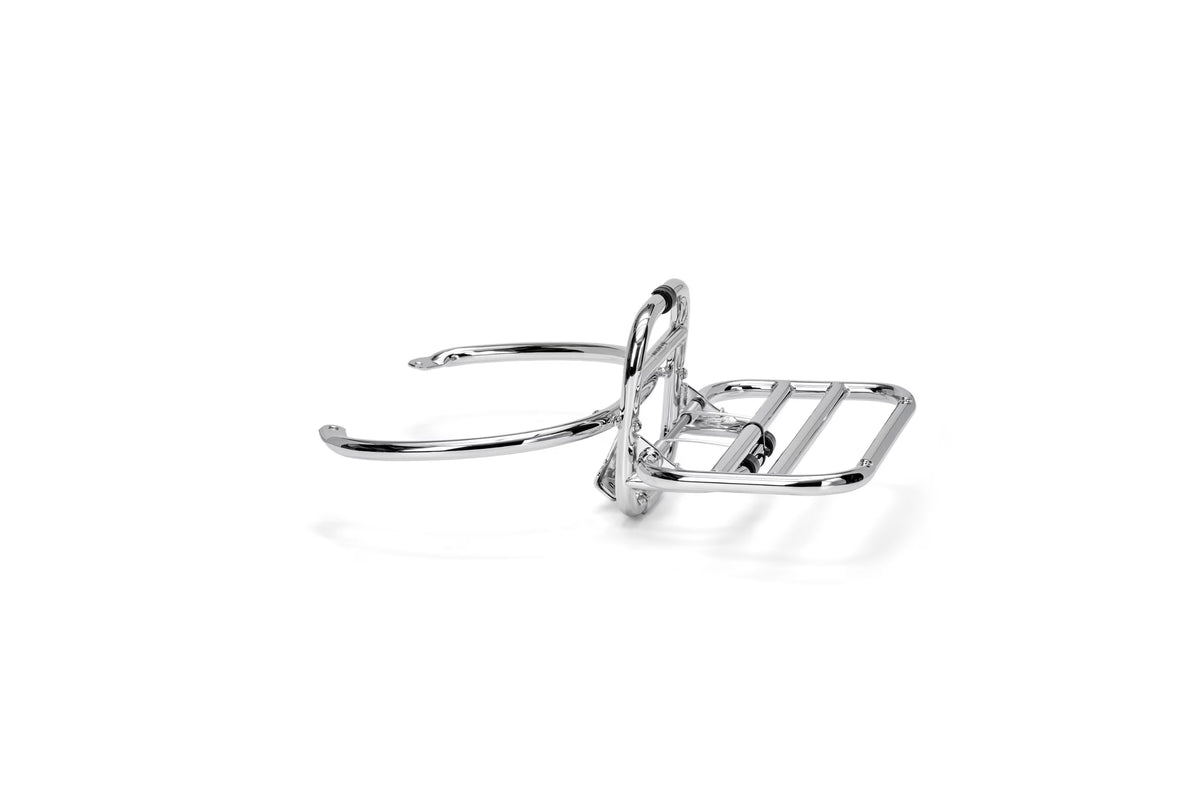 Afbeelding van een GTS REAR LUGGAGE CARRIER vehicle bicycle racks, uitgevoerd in silver - detail 2.