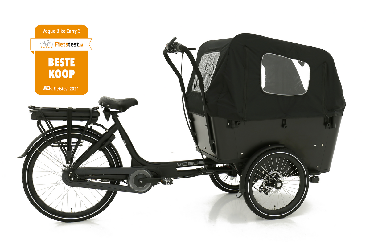 Afbeelding van een Carry 3 electric bikes, uitgevoerd in Brown - detail 2.