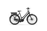 Afbeelding van een E-Tide Dames electric bikes, uitgevoerd in Jet Black matte