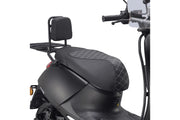 Afbeelding van een IVA E-GO S3 Special Zadel Zwart motor vehicle seating.