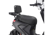 Afbeelding van een IVA E-GO S4 Special Zadel Zwart motor vehicle seating.