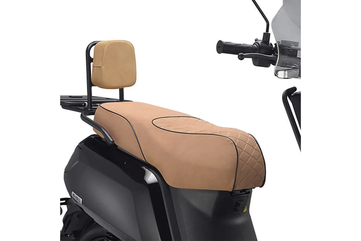 Afbeelding van een IVA E-GO S5 Special Zadel Lichtbruin uncategorized.